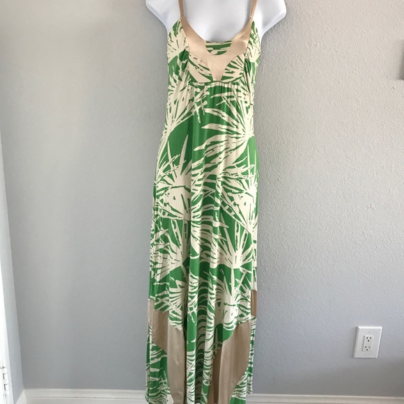 Nordstrom Dresses & Skirts - Nordstrom Tropical Hype Green Palm Maxi Dress